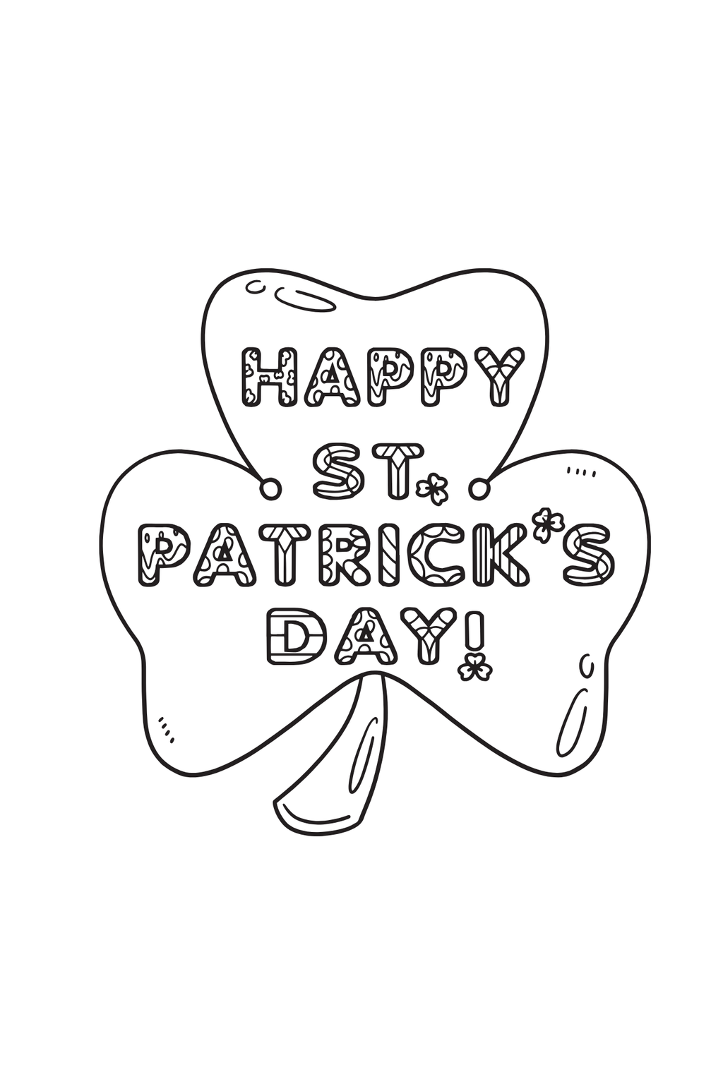 St Patricks Day Travel Size Coloring & Activity Book
