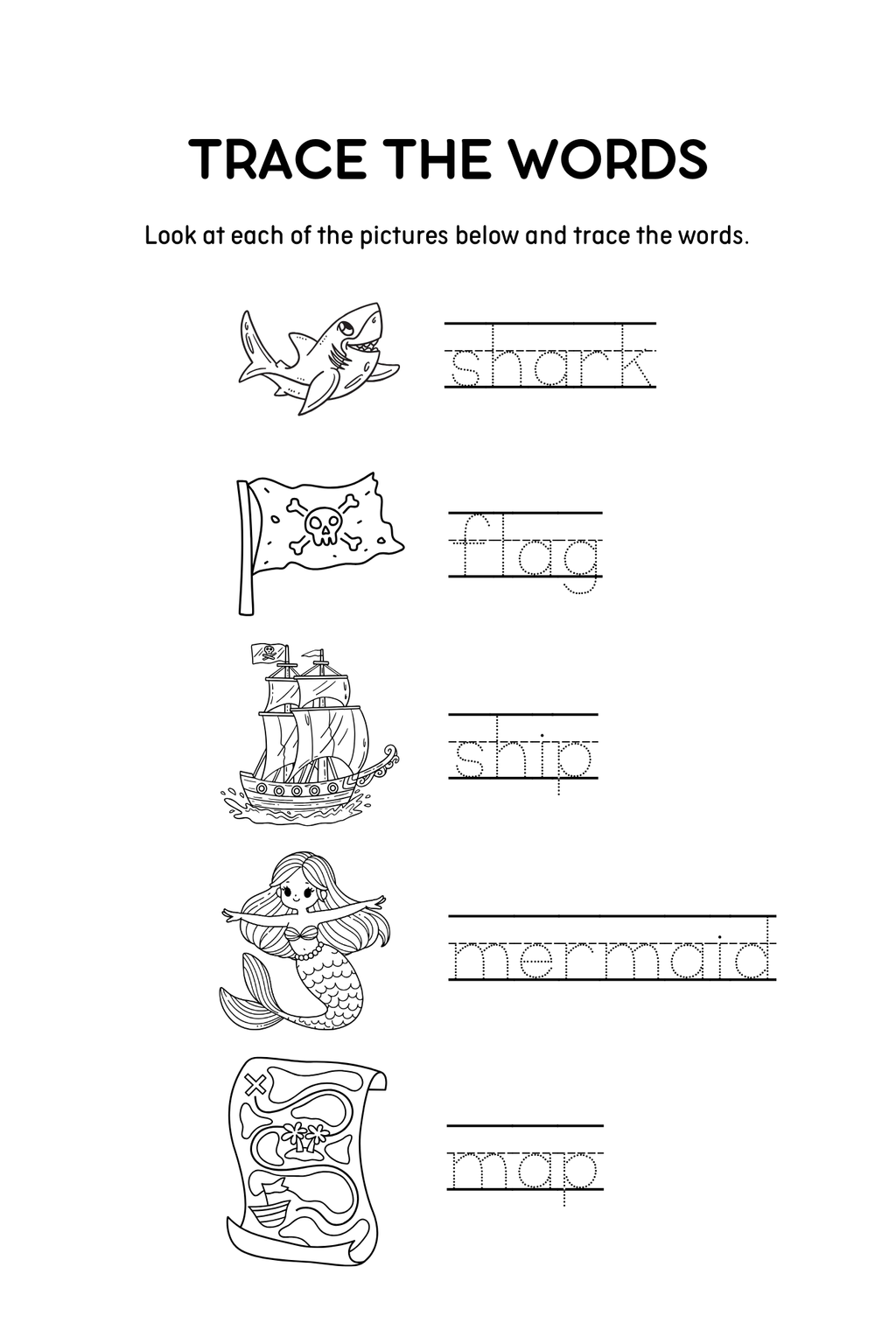 Pirates Travel Size Coloring & Activity Book