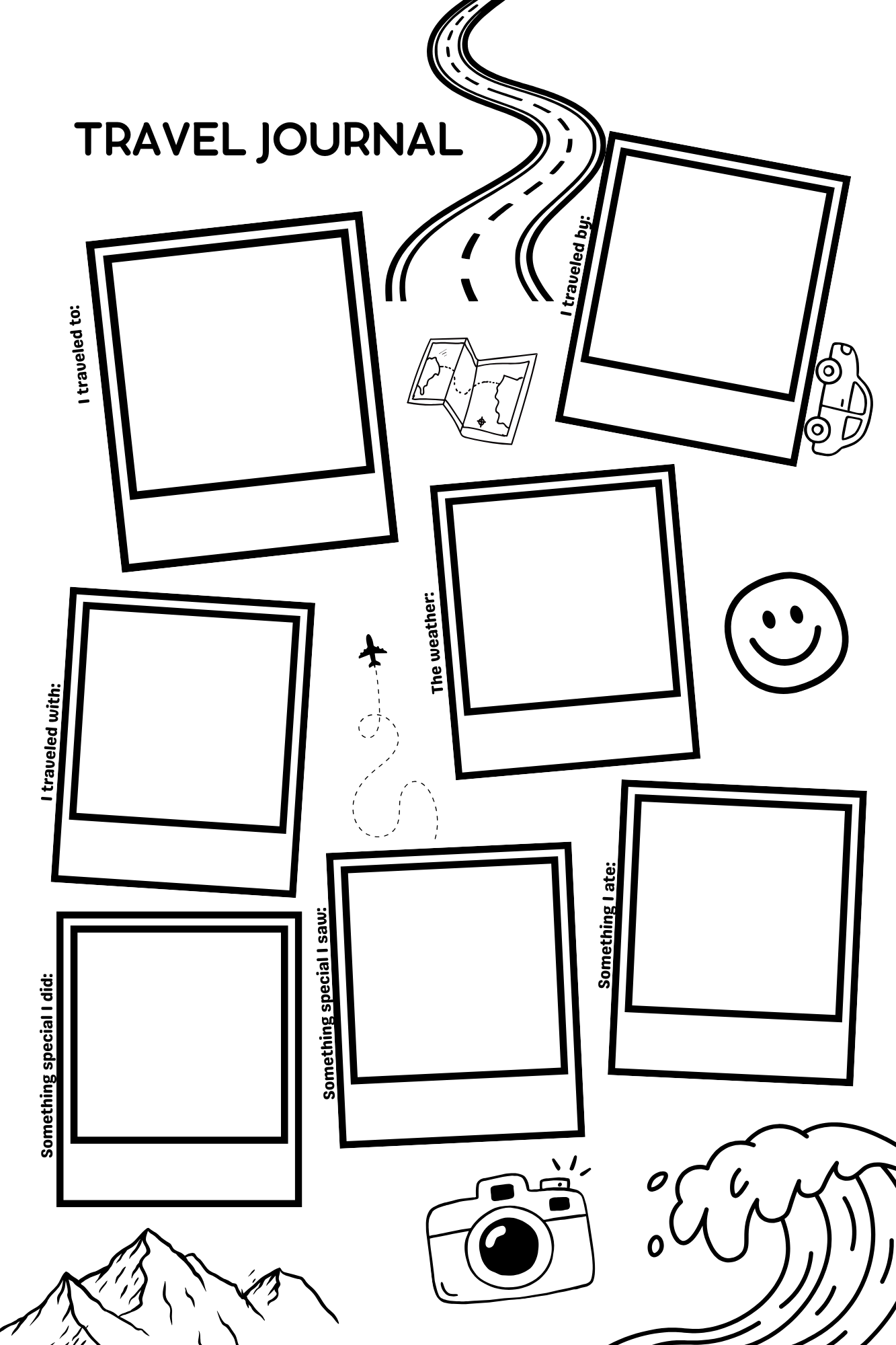Camping Trip Travel Size Coloring & Activity Book