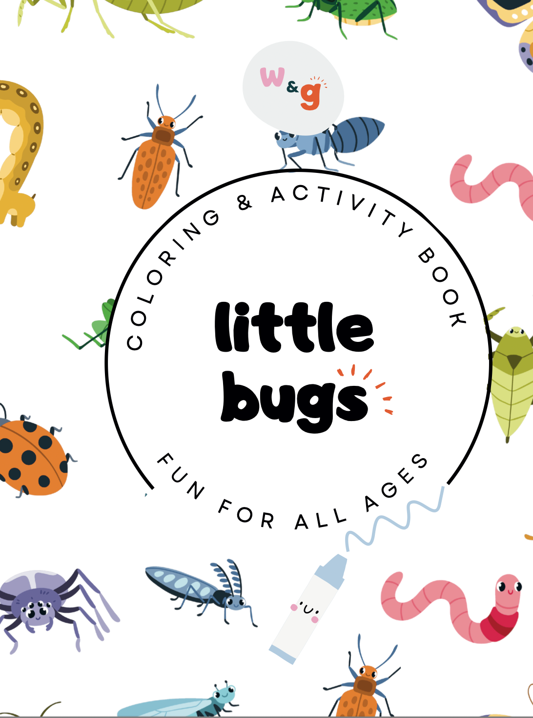Bugs Travel Size Coloring & Activity Book