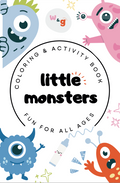 Little Monsters Travel Size Coloring & Activity Book