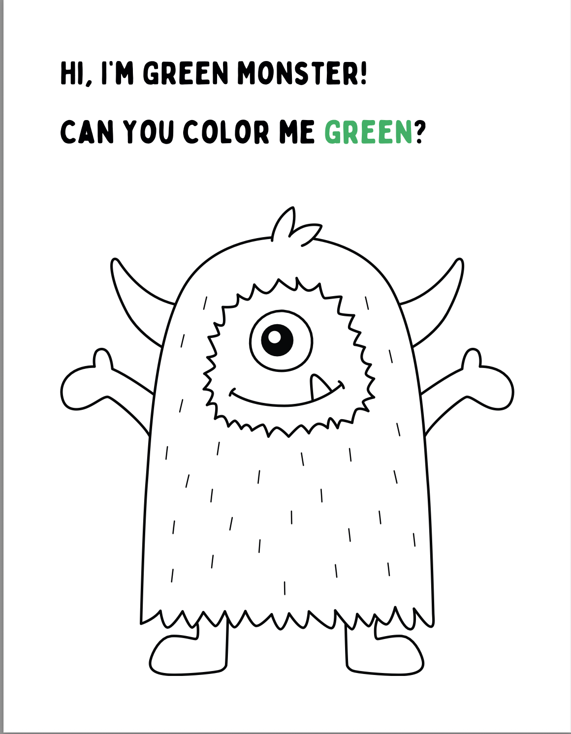 Little Monsters Premium Coloring & Activity Book