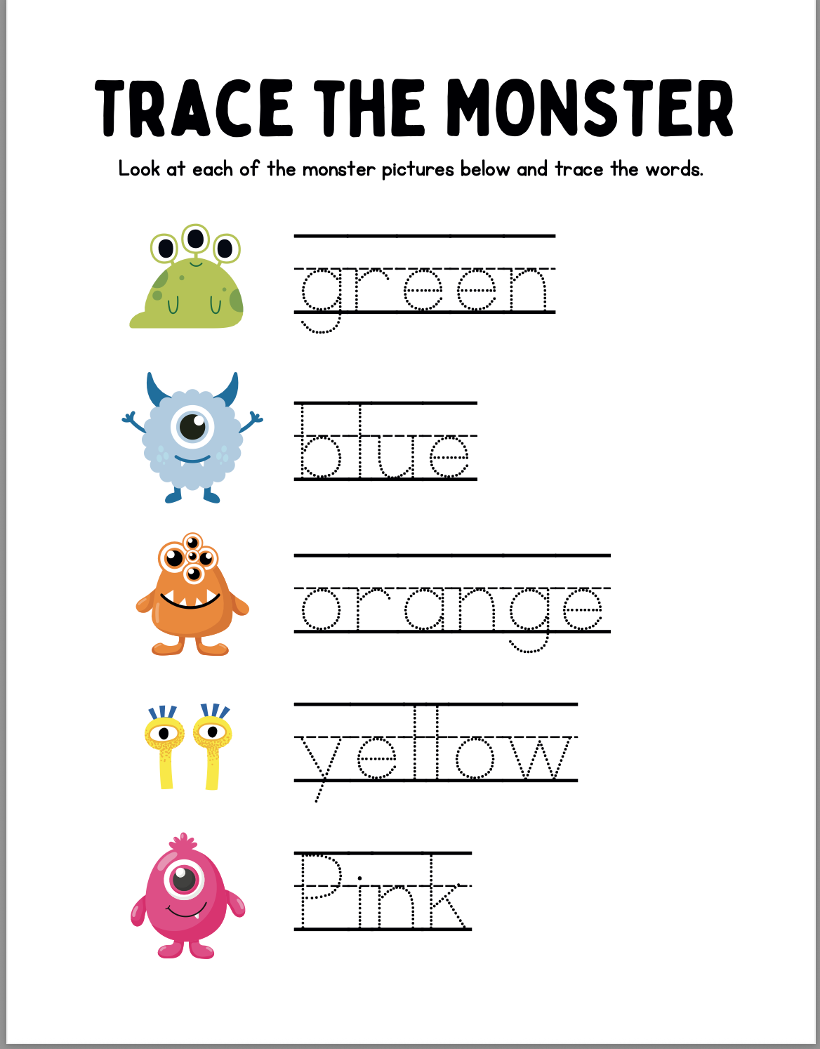 Little Monsters Premium Coloring & Activity Book