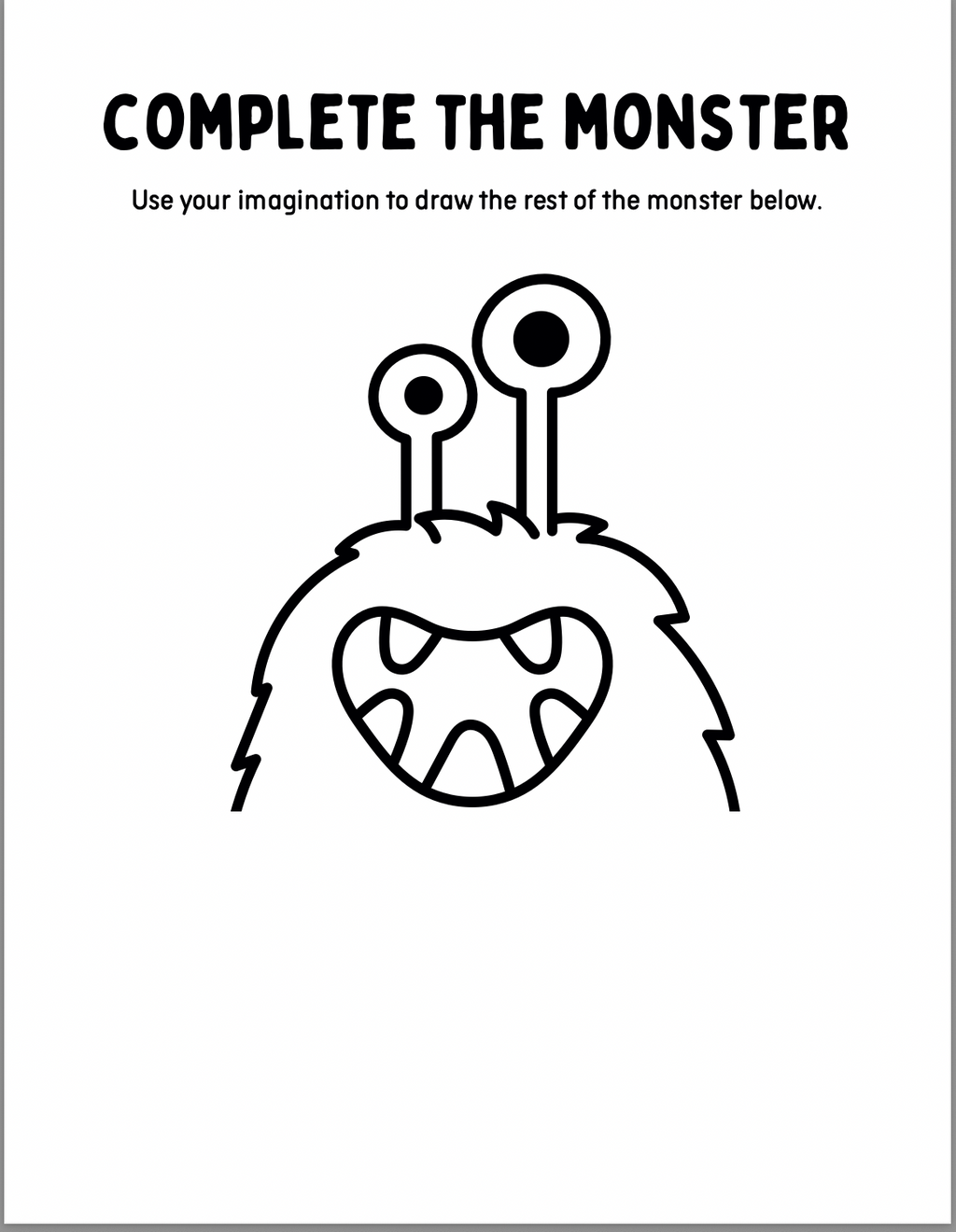 Little Monsters Premium Coloring & Activity Book