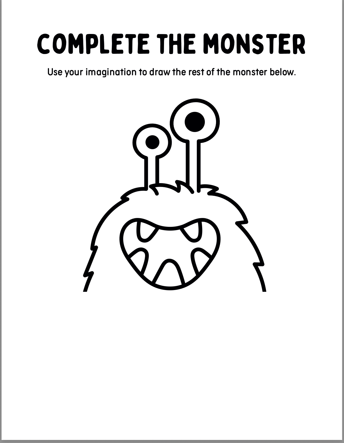 Little Monsters Premium Coloring & Activity Book