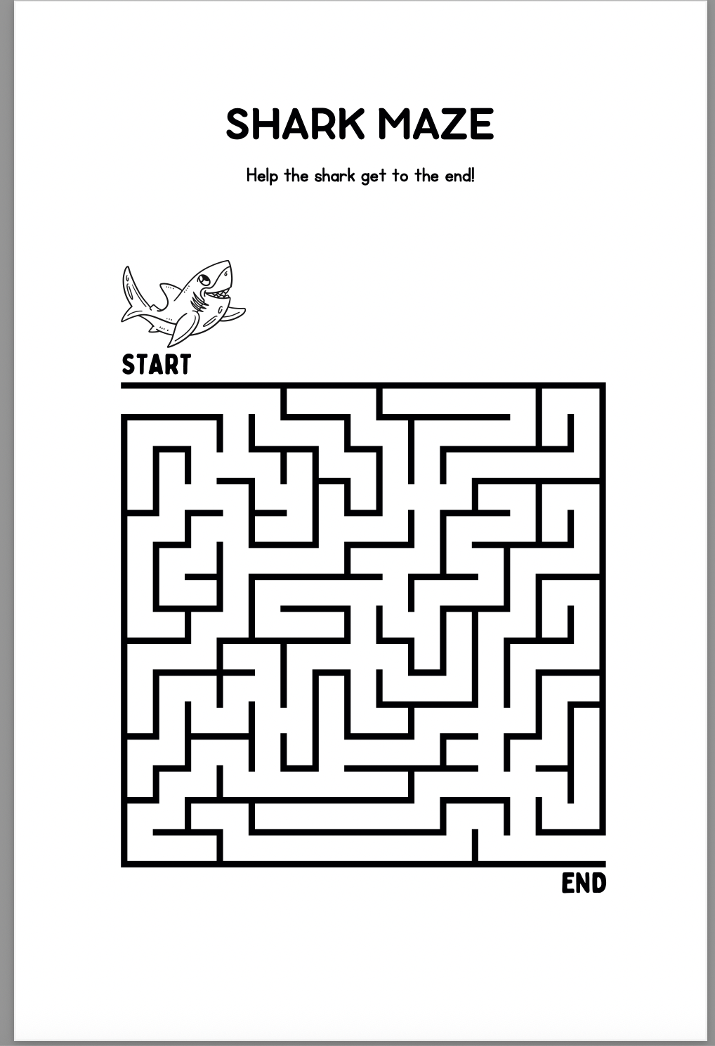 Ocean Friends Travel Size Coloring & Activity Book