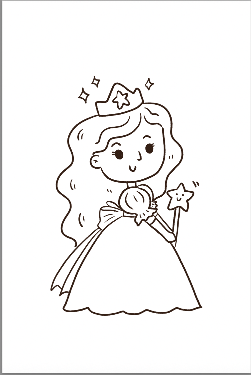 Princess & Friends Travel Size Coloring & Activity Book