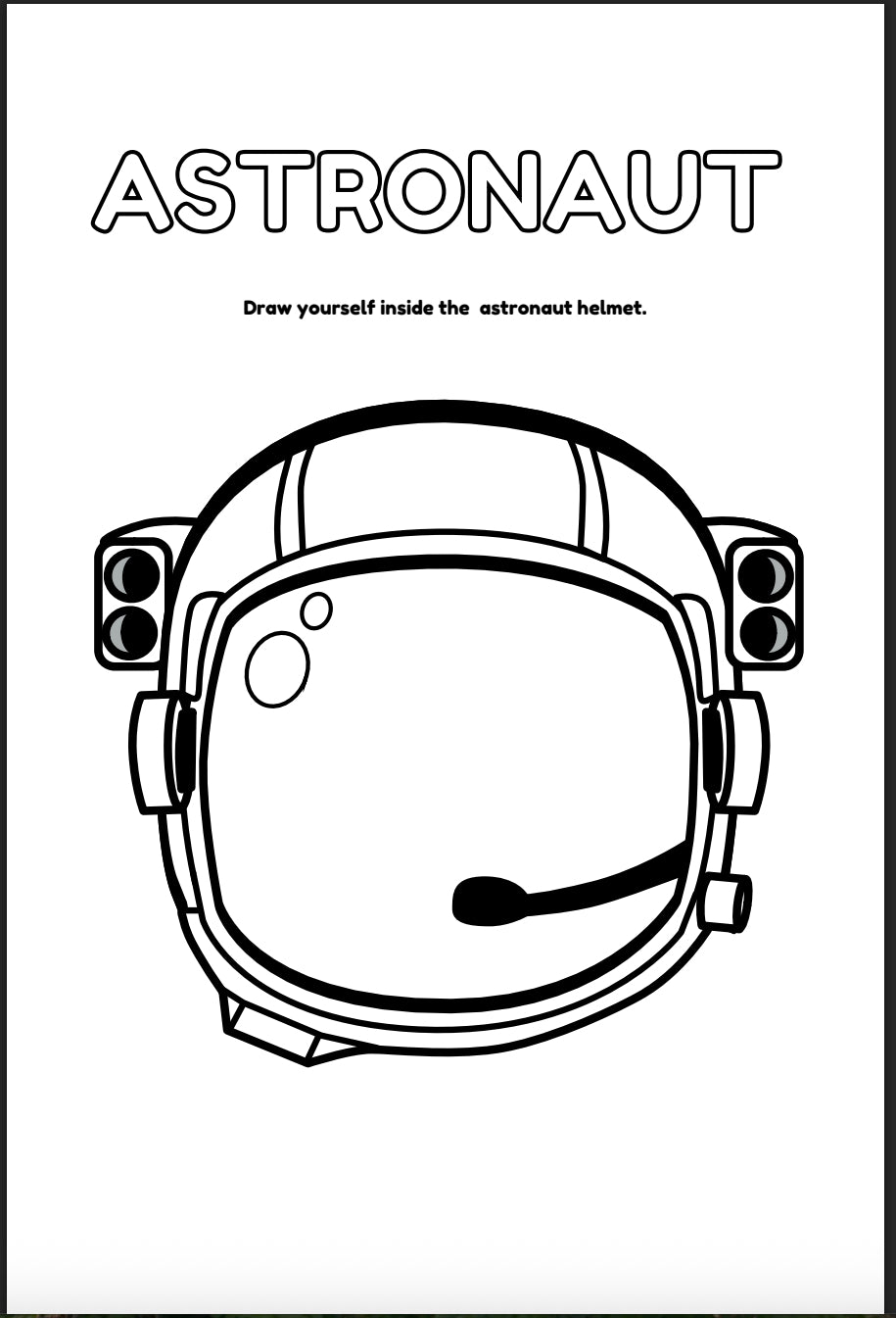 Space Adventure Travel Size Coloring & Activity Book