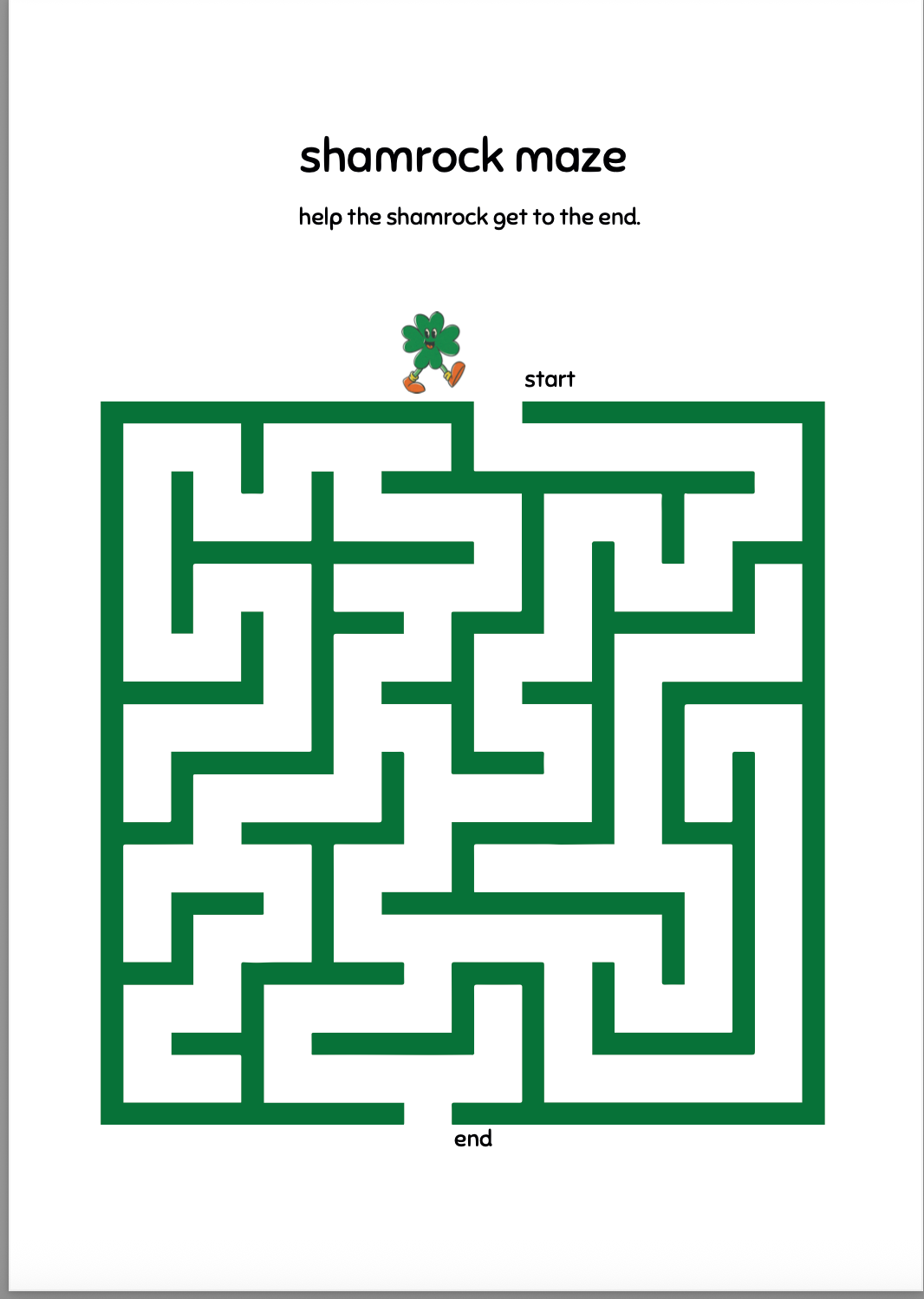 Premium St Patricks Day Coloring & Activity Book